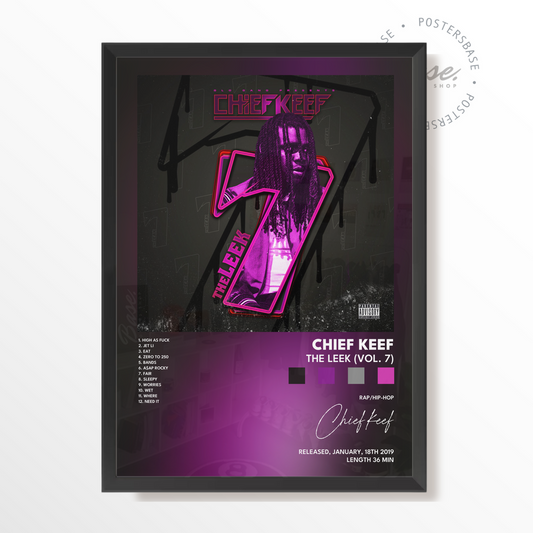 chief keef The Leek Vol 7 poster