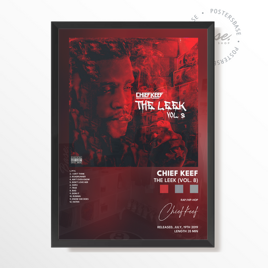 chief keef The Leek Vol 8 poster