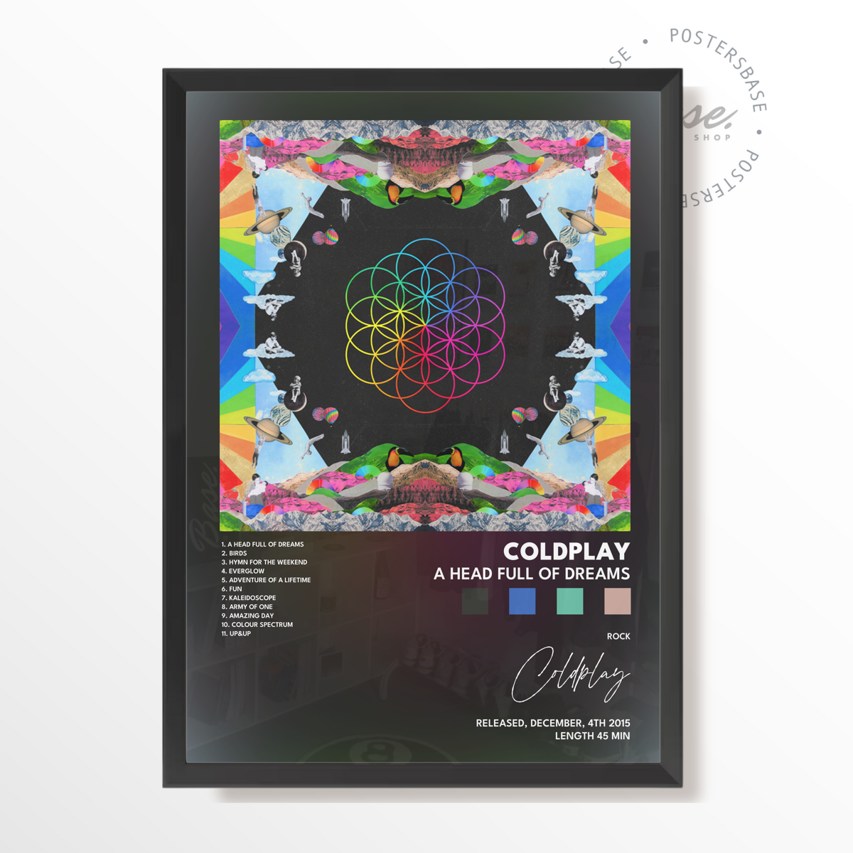 coldplay A Head Full of Dreams poster