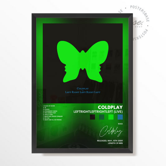 coldplay LeftRightLeftRightLeft Live poster