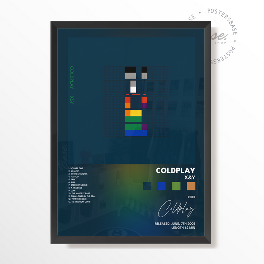 coldplay XY poster