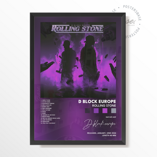 d block europe Rolling Stone poster