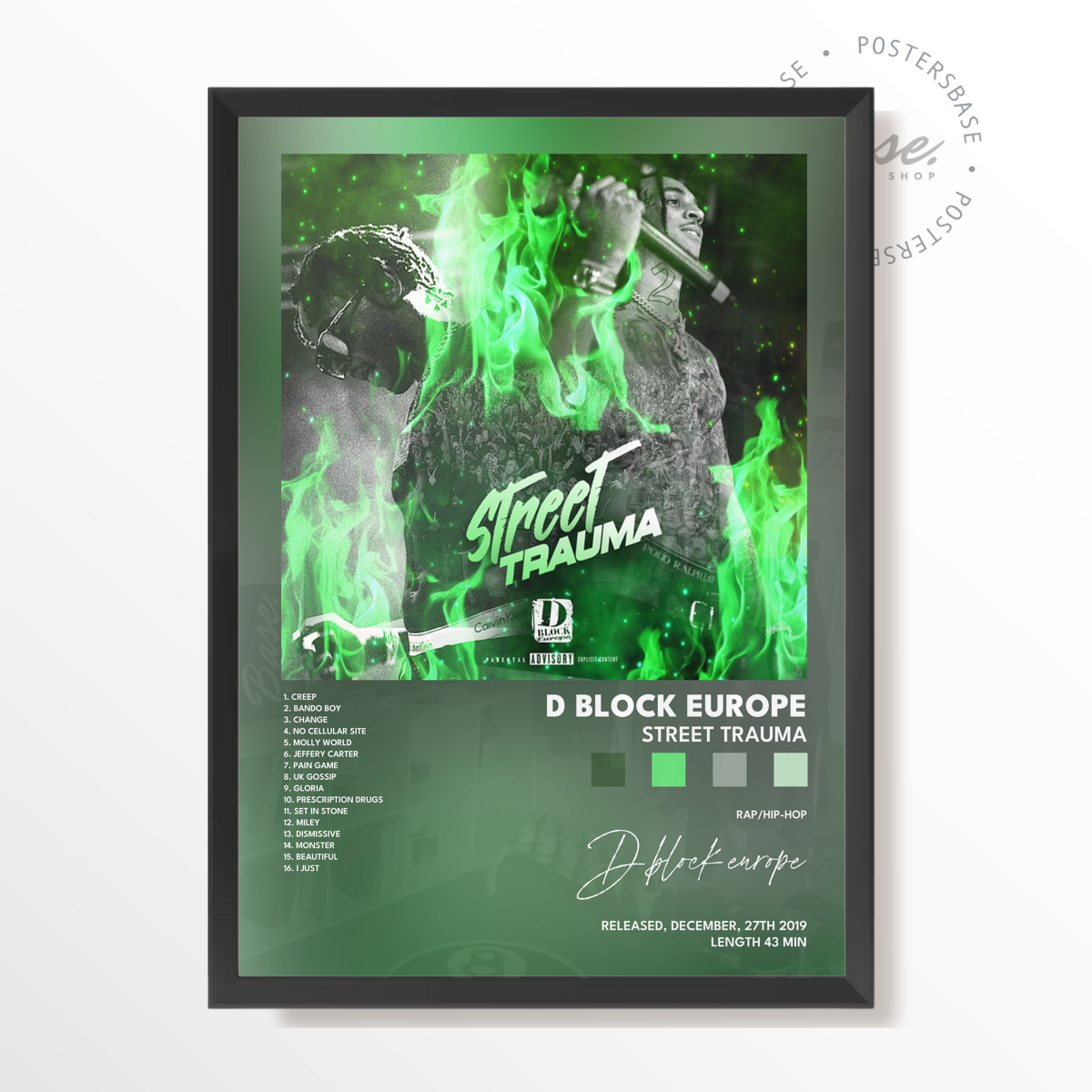 d block europe Street Trauma poster