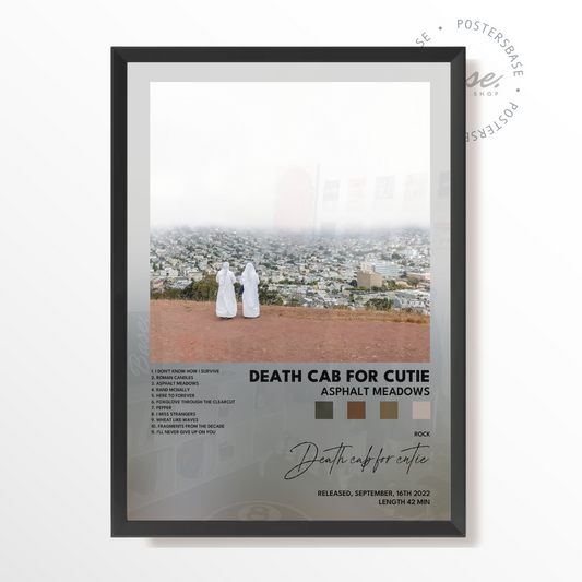 death cab for cutie Asphalt Meadows poster