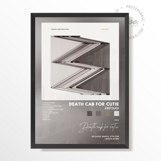 death cab for cutie Kintsugi poster