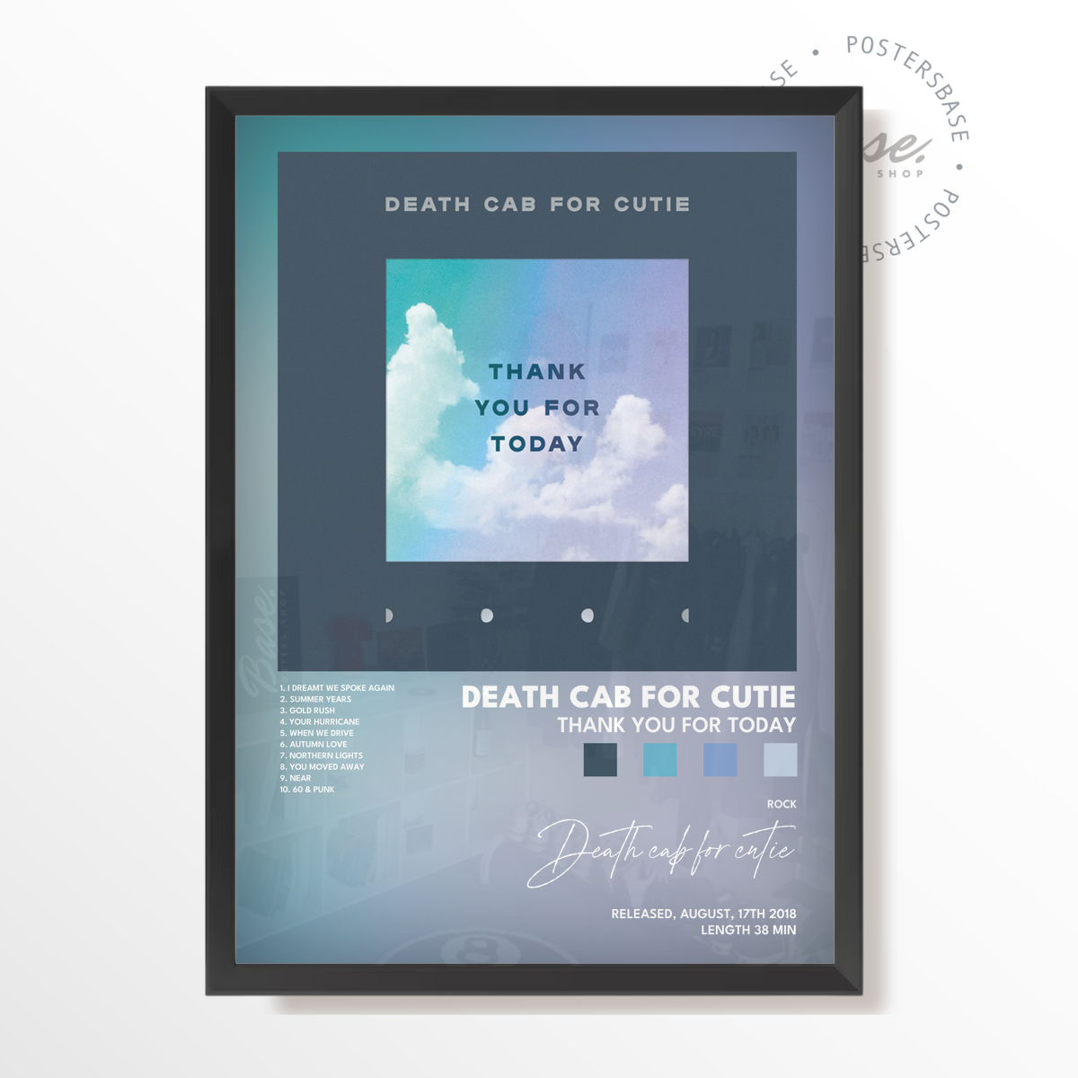 death cab for cutie Thank You for Today poster