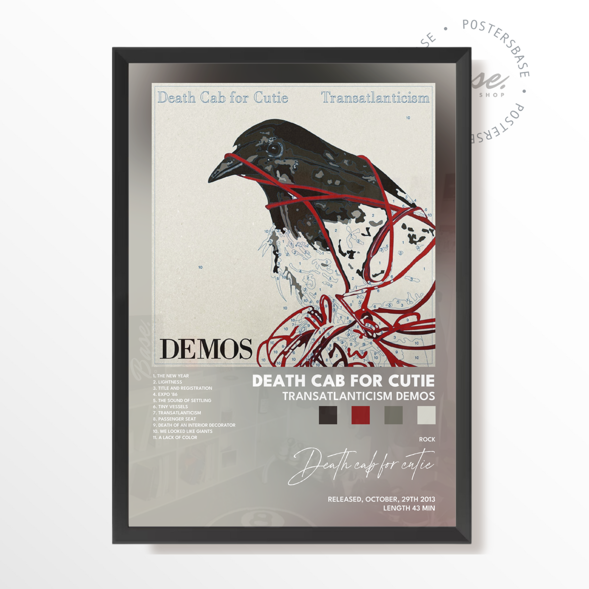 death cab for cutie Transatlanticism Demos poster