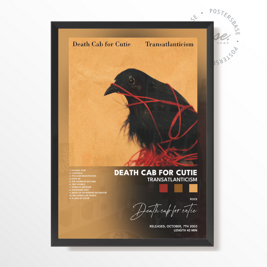 death cab for cutie Transatlanticism poster