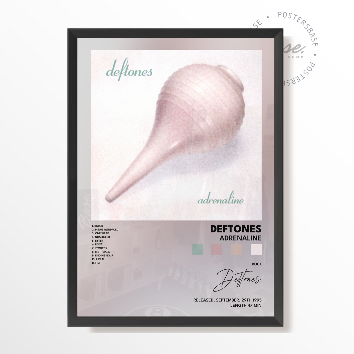 deftones Adrenaline poster