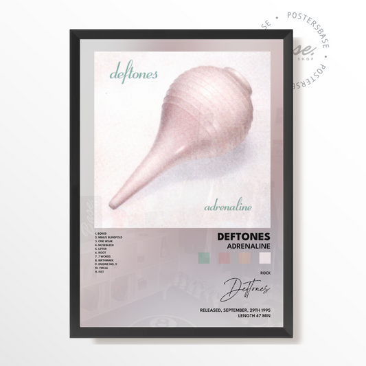 deftones Adrenaline poster