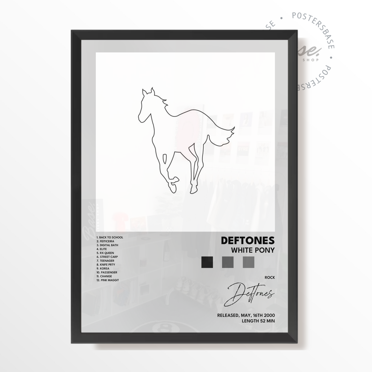 deftones White Pony poster