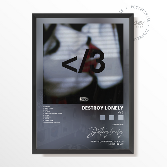 destroy lonely 3 poster