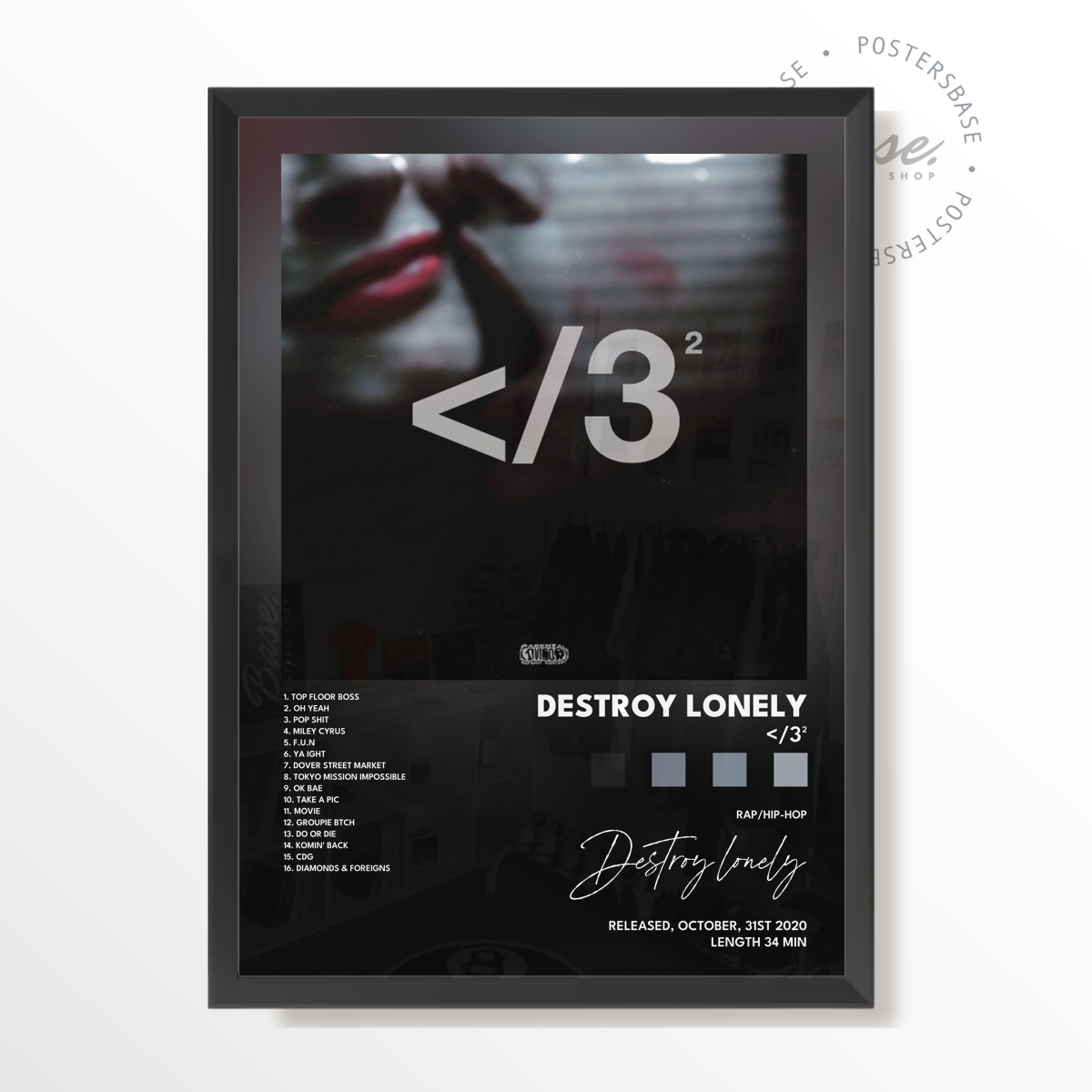 destroy lonely 3² poster