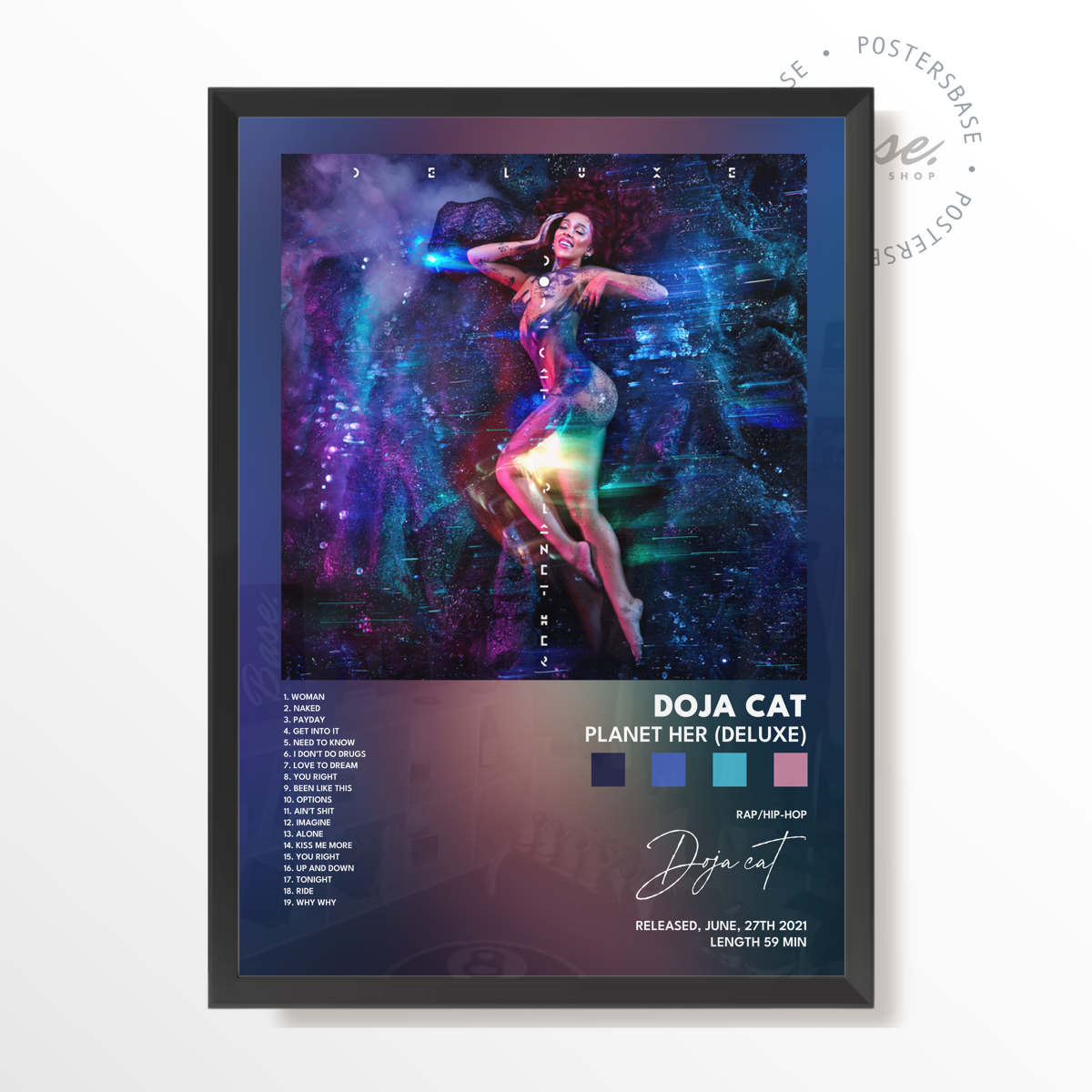 doja cat Planet Her Deluxe poster