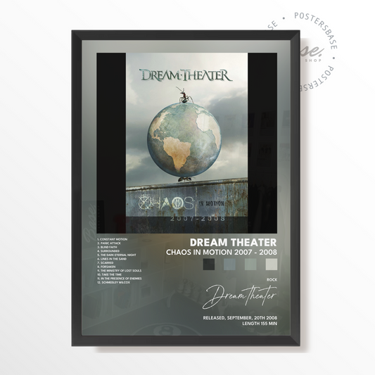 dream theater Chaos in Motion 2007   2008 poster