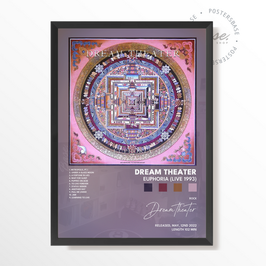 dream theater Euphoria Live 1993 poster