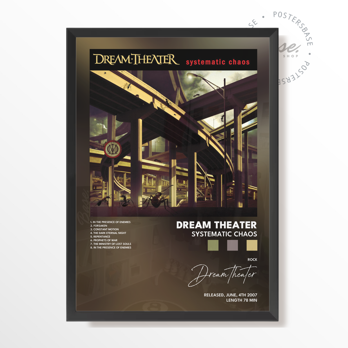 dream theater Systematic Chaos poster