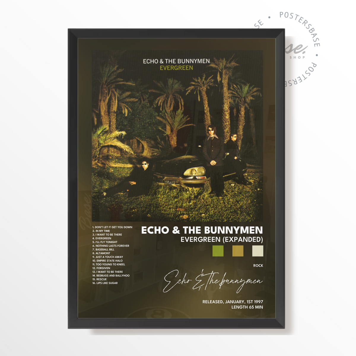 echo  the bunnymen Evergreen Expanded poster