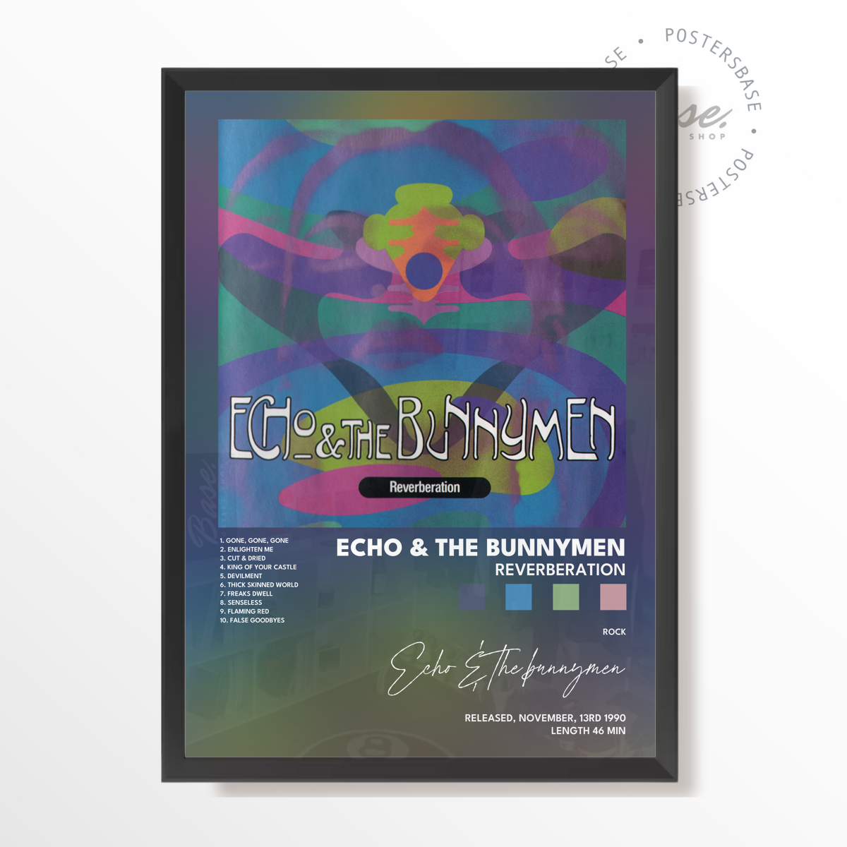 echo  the bunnymen Reverberation poster