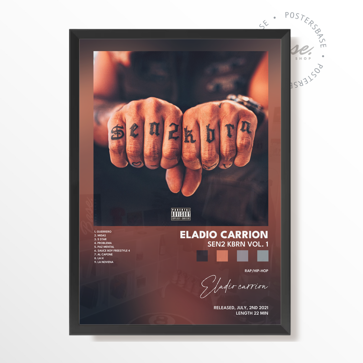 eladio carrion SEN2 KBRN VOL 1 poster