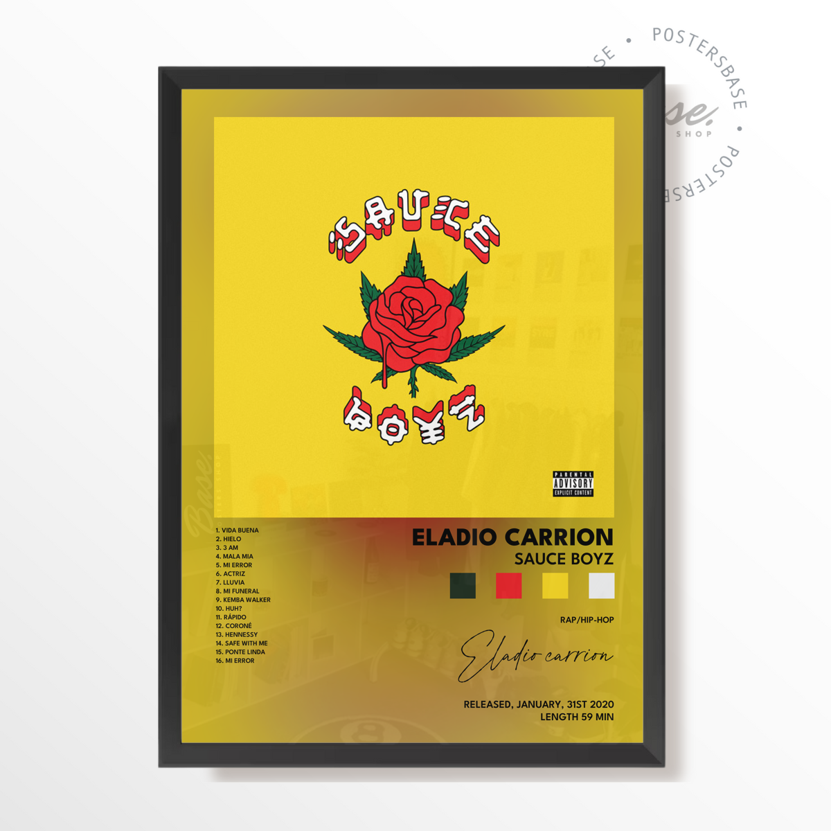 eladio carrion Sauce Boyz poster