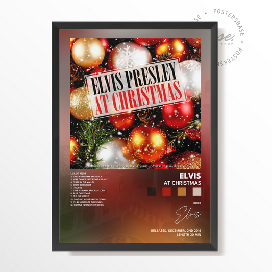 elvis At Christmas poster