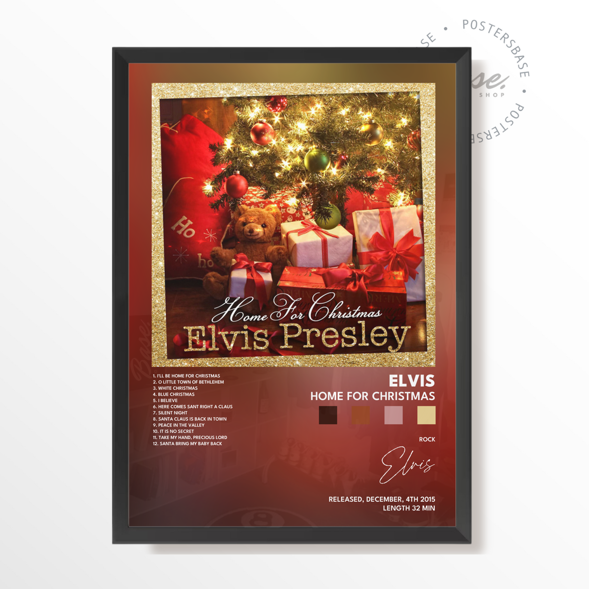 elvis Home for Christmas poster