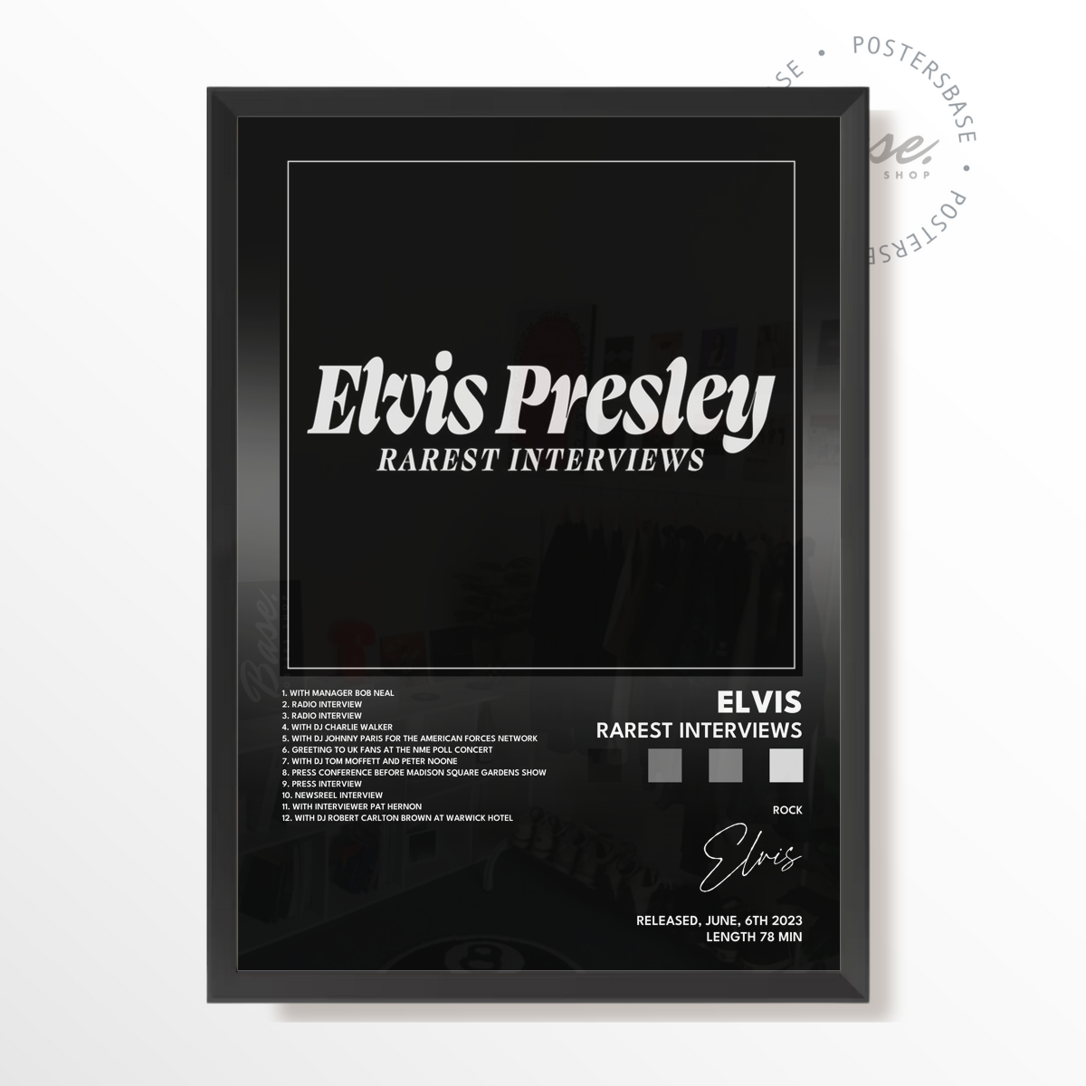 elvis Rarest Interviews poster