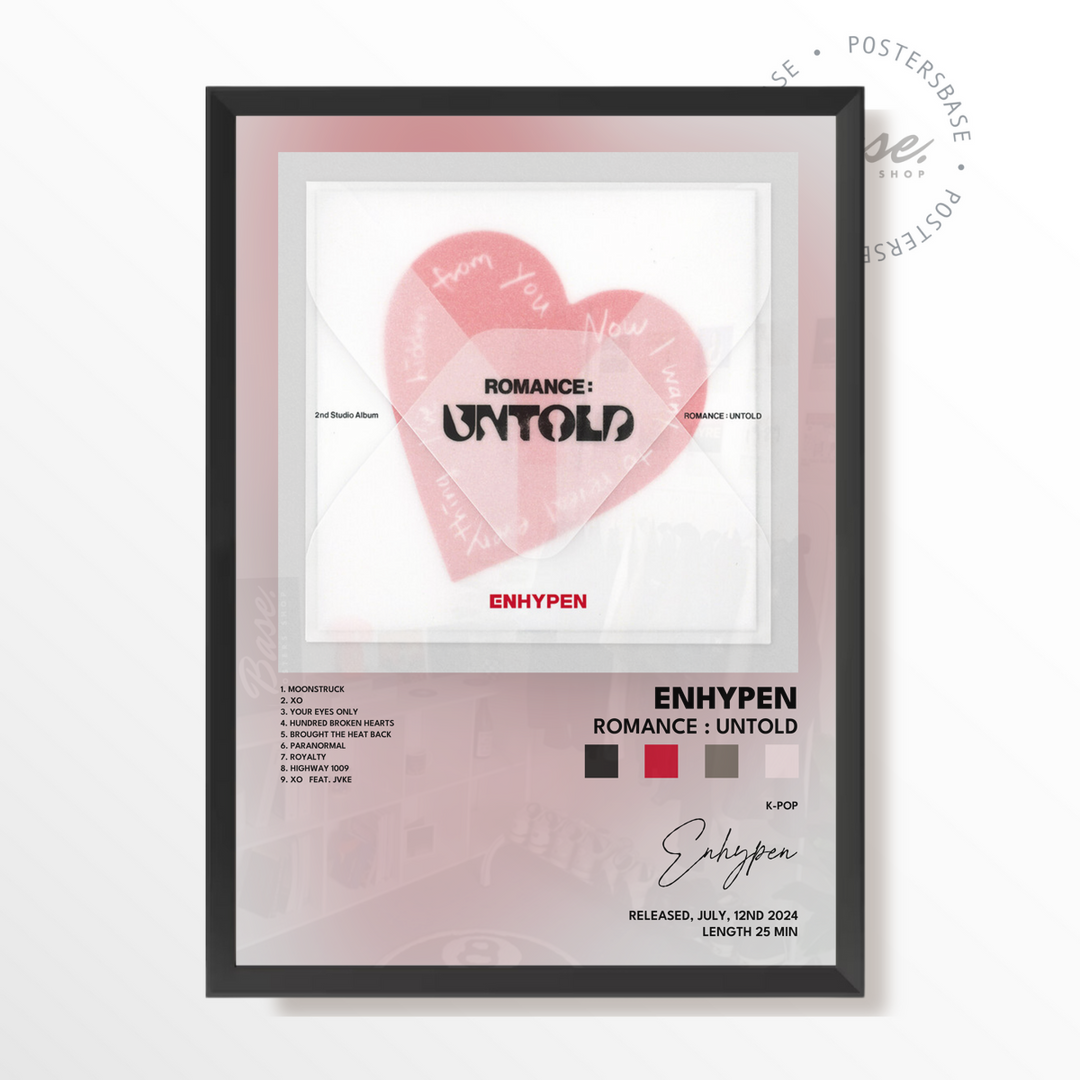 ENHYPEN ROMANCE UNTOLD HMV 展示 パネル ジョンウォン ROMANCE : UNTOLD [CONCESSIO Ver.] (Signed Exclusive) - ENHYPEN Store