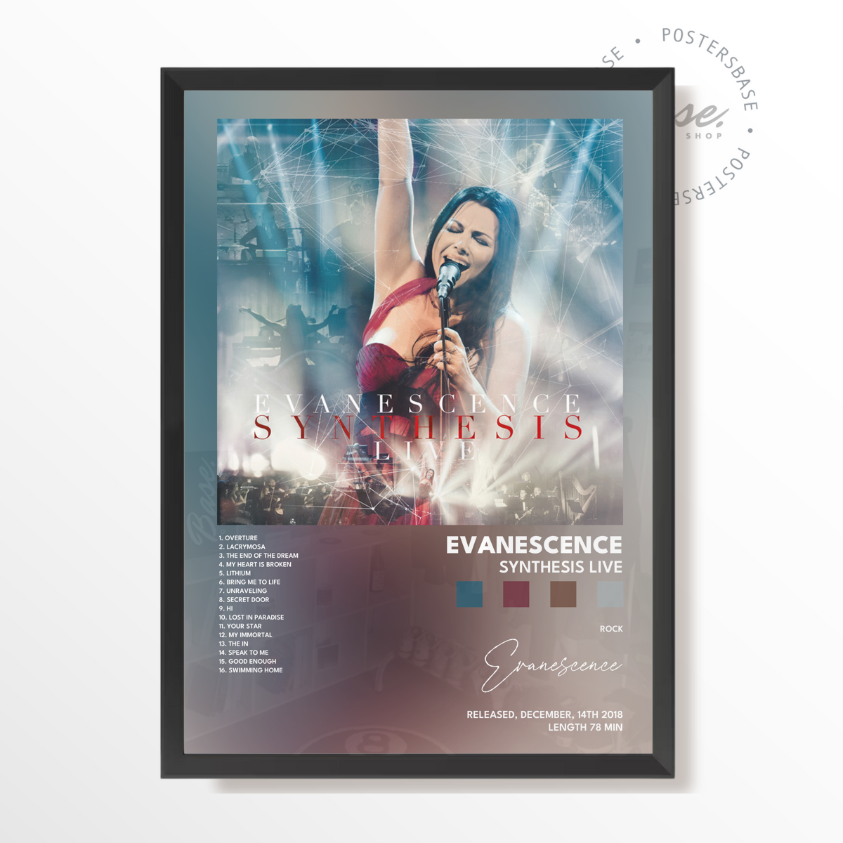 evanescence Synthesis Live poster