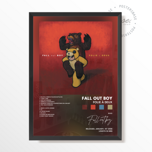 fall out boy Folie à Deux poster