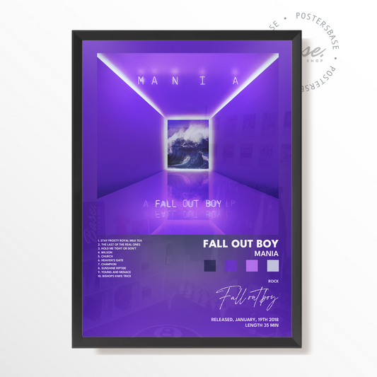 fall out boy MANIA poster