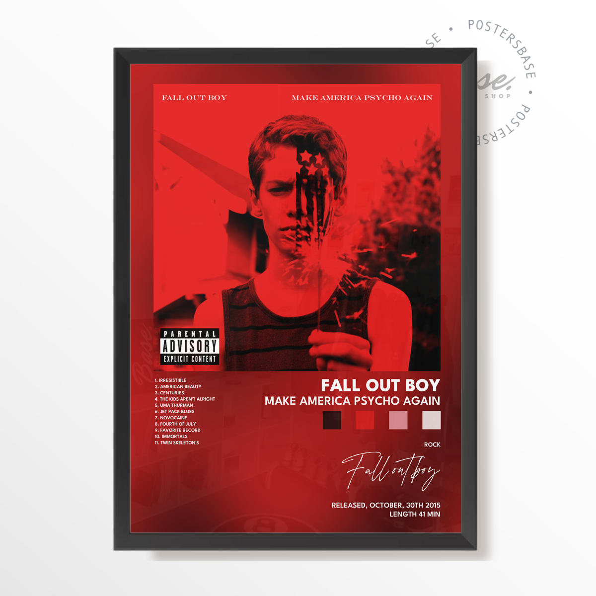 fall out boy Make America Psycho Again poster