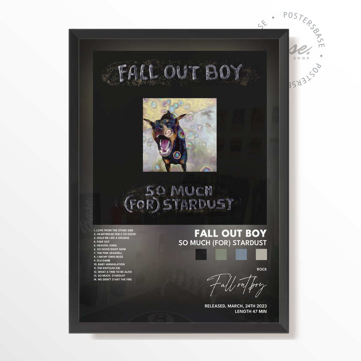 fall out boy So Much For Stardust poster