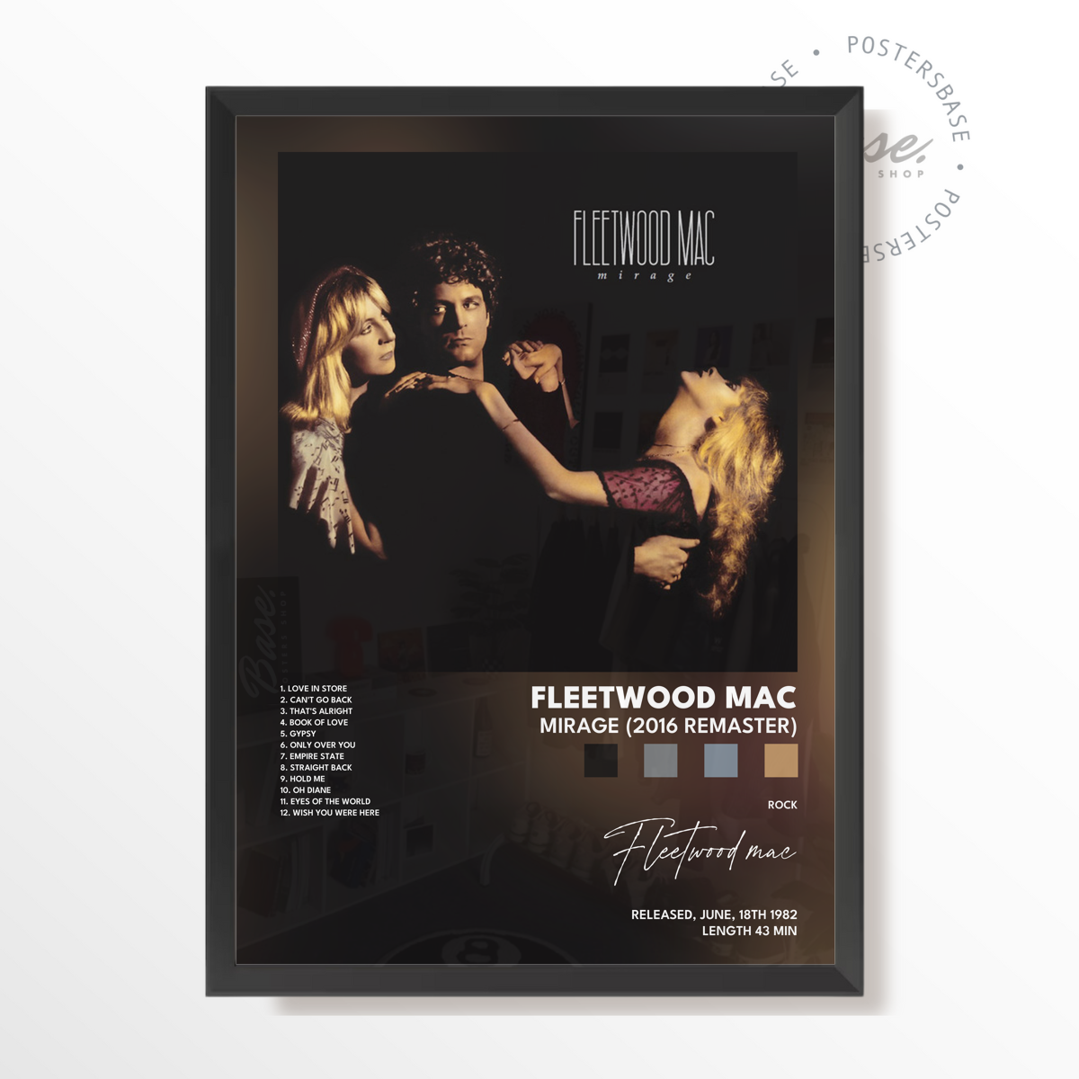 fleetwood mac Mirage 2016 Remaster poster