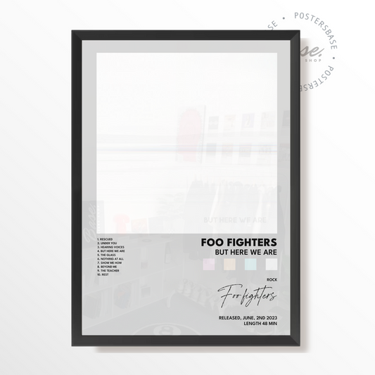 foo fighters But Here We Are poster