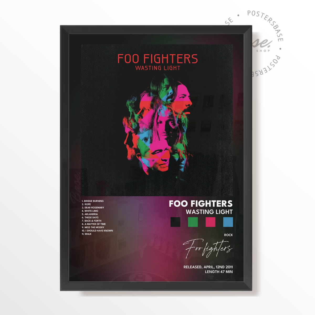 foo fighters Wasting Light poster