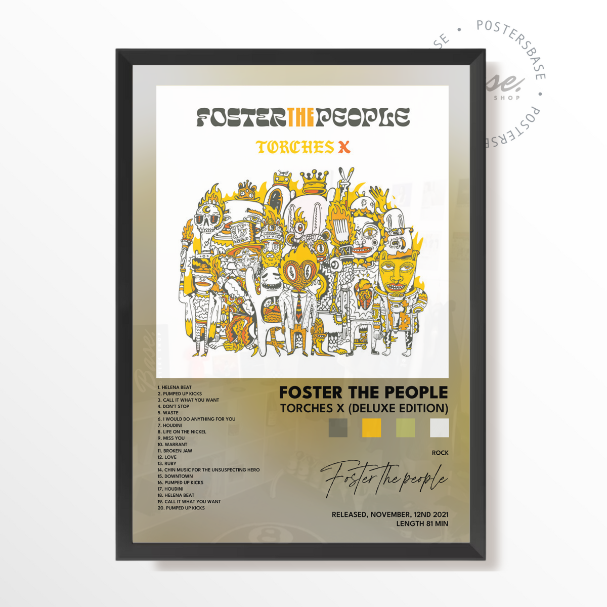 foster the people Torches X Deluxe Edition poster