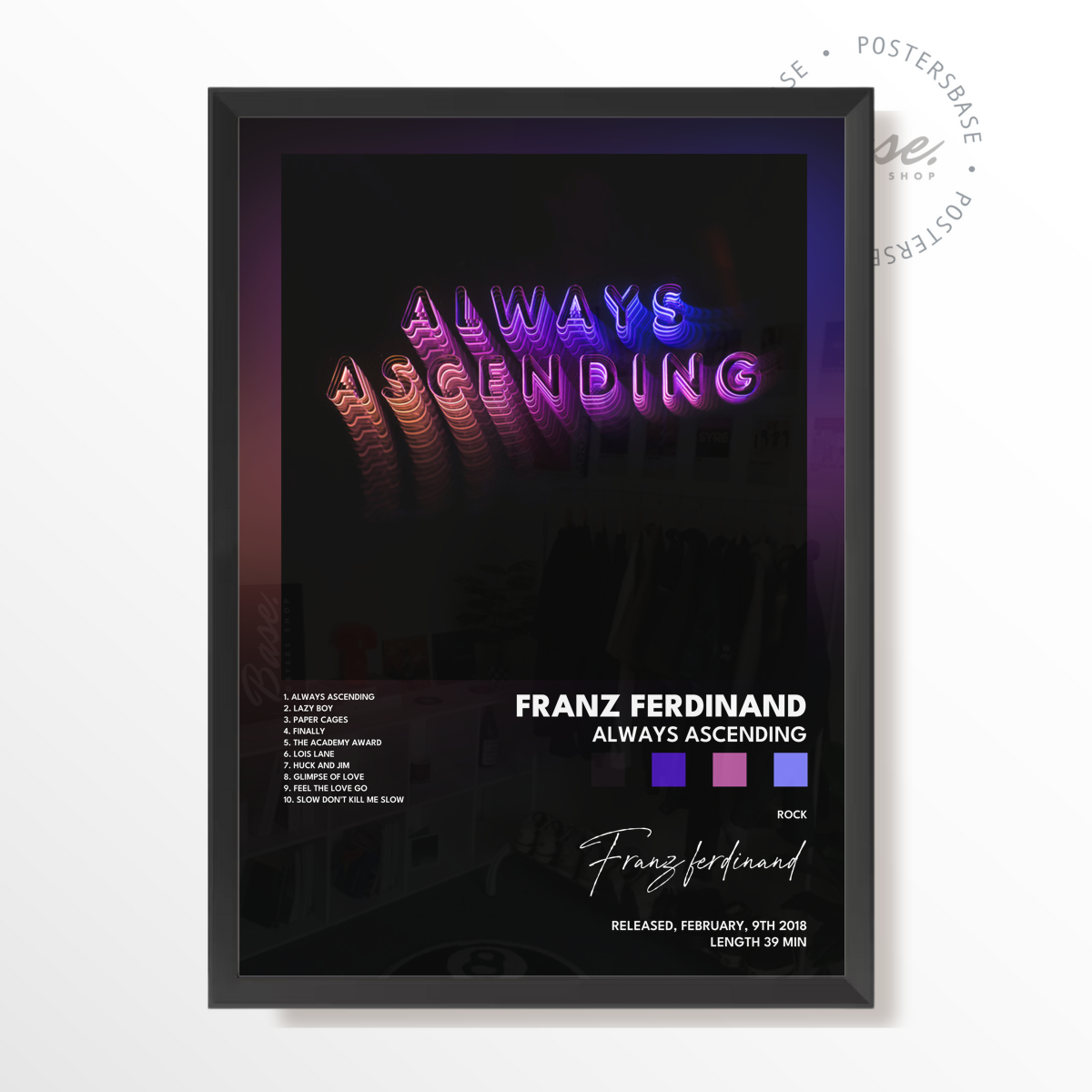 franz ferdinand Always Ascending poster