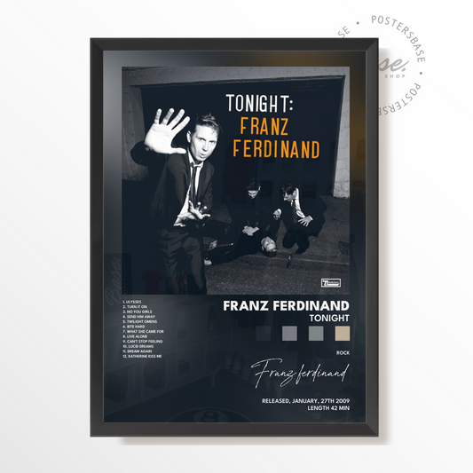 franz ferdinand Tonight poster