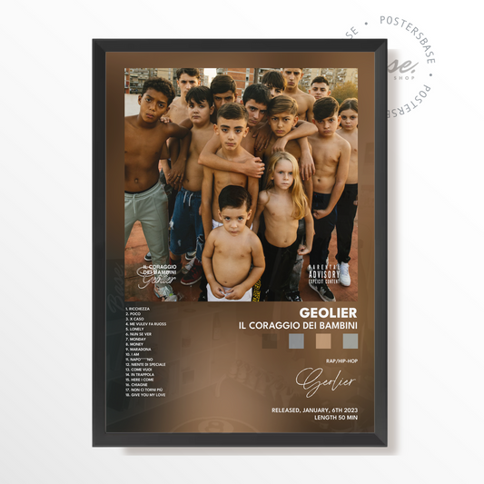 geolier IL CORAGGIO DEI BAMBINI poster