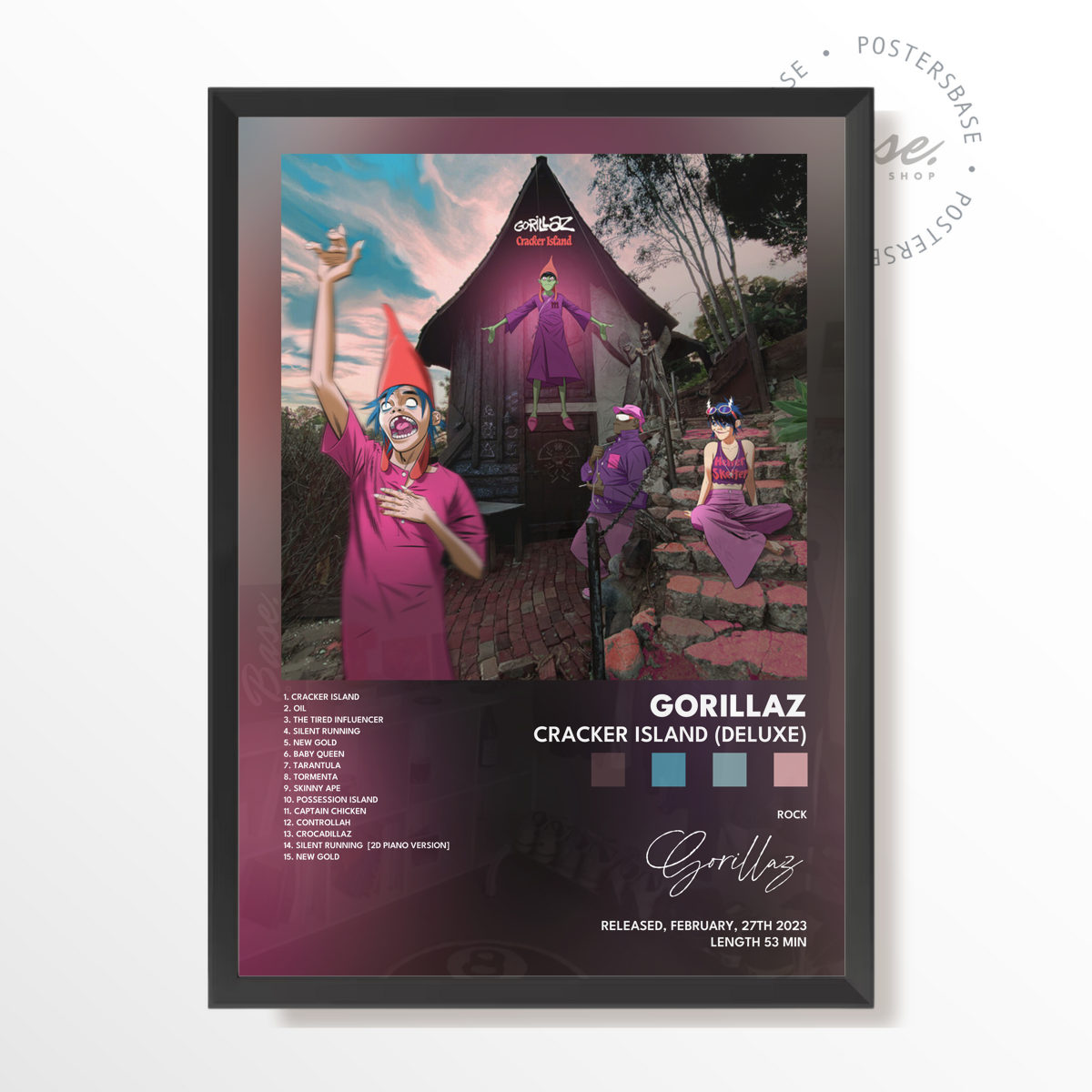 gorillaz Cracker Island Deluxe poster