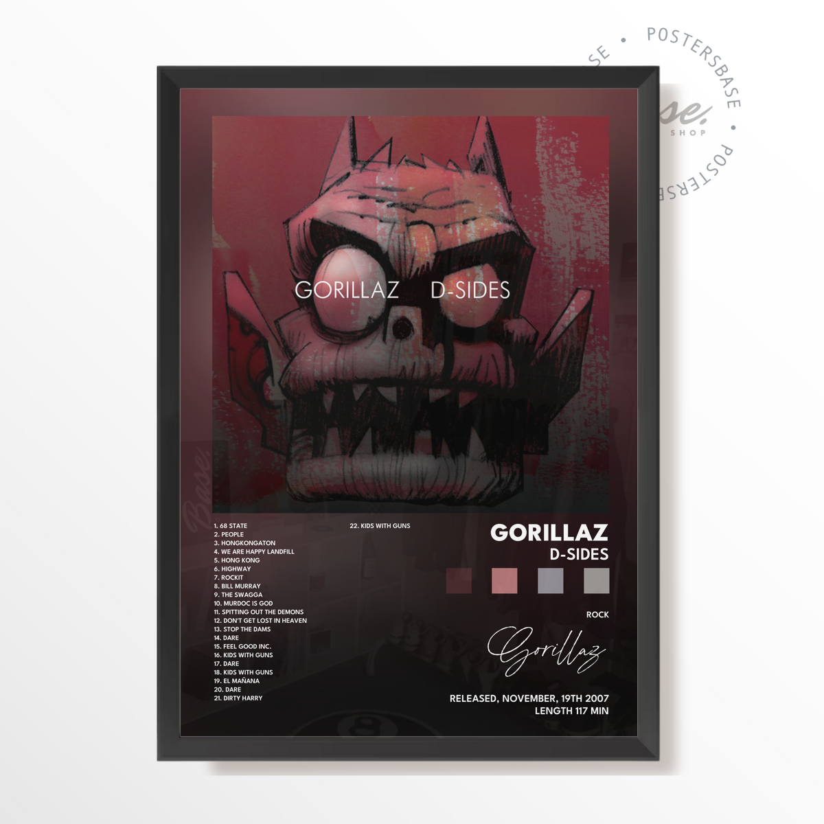 gorillaz D Sides poster