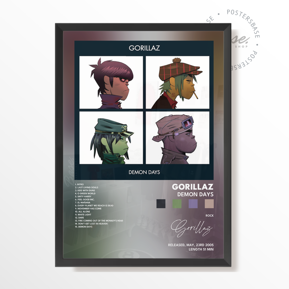 gorillaz Demon Days poster