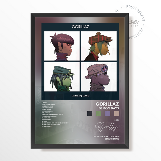 gorillaz Demon Days poster