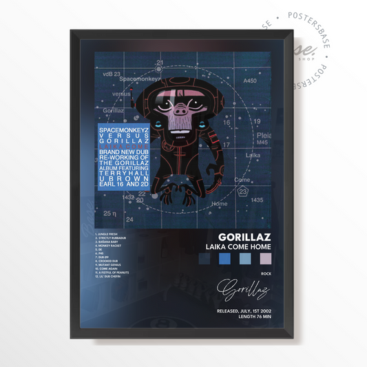 gorillaz Laika Come Home poster