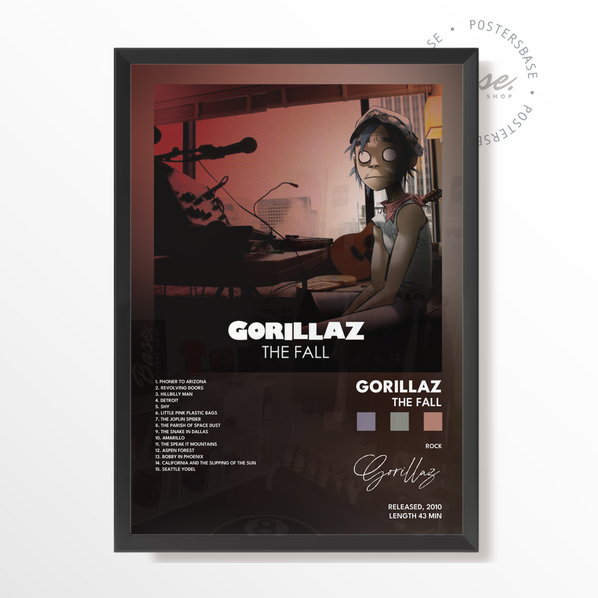 gorillaz The Fall poster