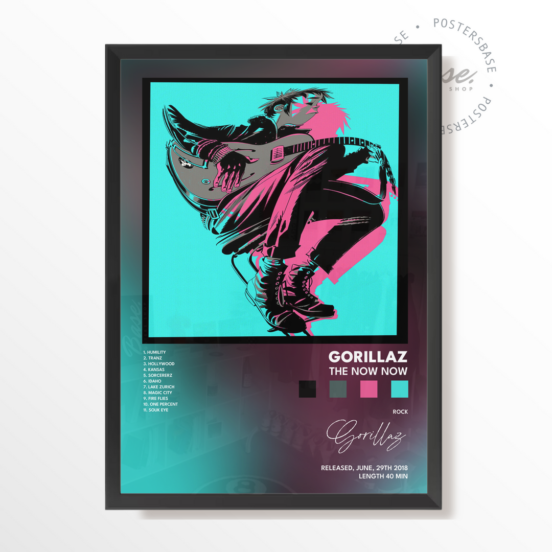 gorillaz The Now Now poster Poster – from 6.95€ | Free Shipping