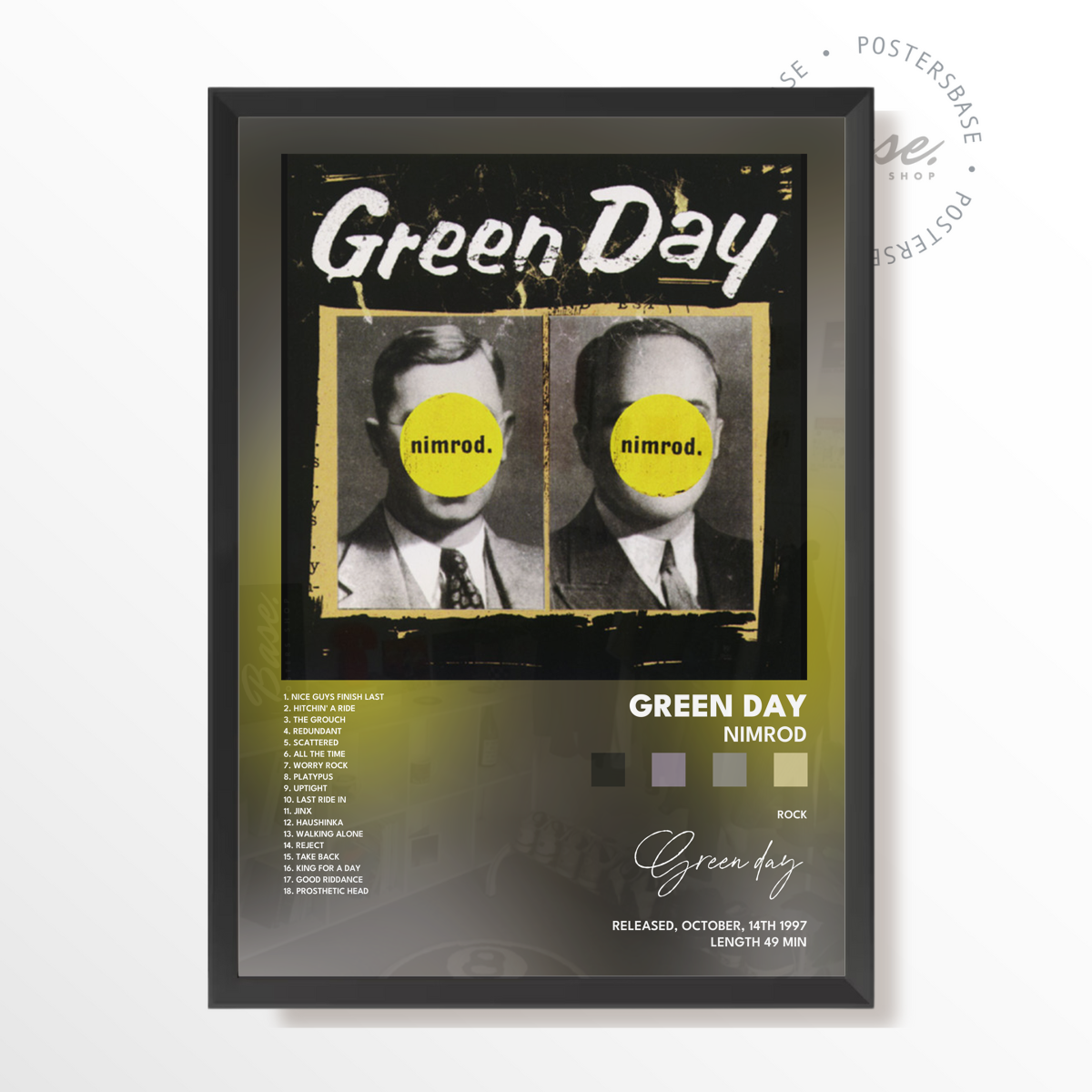 green day Nimrod poster