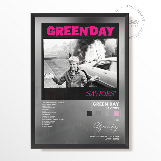 green day Saviors poster